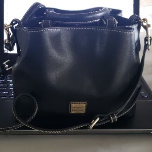 Dooney & Burke mini bag, black leather 10.25L×7.25H×5.5W